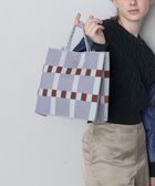 【トリコテ/Tricote】のTILE PATTERN PAPER BAG/タイル柄ペーパーバッグ 95GRAY|ID: prp329100004674790 ipo3291000000034411401