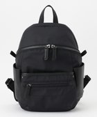 【イザック/Y'SACCS】の【ナイロンタフタ×リサイクルレザー】デイリーミニリュック ブラック|ID: prp329100004674794 ipo3291000000034300679