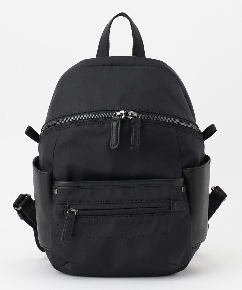 【イザック/Y'SACCS】の【ナイロンタフタ×リサイクルレザー】デイリーミニリュック インテリア・キッズ・メンズ・レディースファッション・服の通販 founy(ファニー) 　ファッション　Fashion　レディースファッション　Fashion for Women　バッグ　Bags　ショルダー　Shoulder, Shoulder Strap　シンプル　Simple, Minimal　スマート　Smart, Elegant　タフタ　Taffeta, Structured Fabric　トラベル　Travel, Travel Gear　人気　Popular, Best Seller　ポケット　Pocket, Pocket Detail　リュック　Backpack, Rucksack　ブラック|ID: prp329100004674794 ipo3291000000034300679