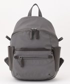 【イザック/Y'SACCS】の【ナイロンタフタ×リサイクルレザー】デイリーミニリュック ダークグレー|ID: prp329100004674794 ipo3291000000034300682