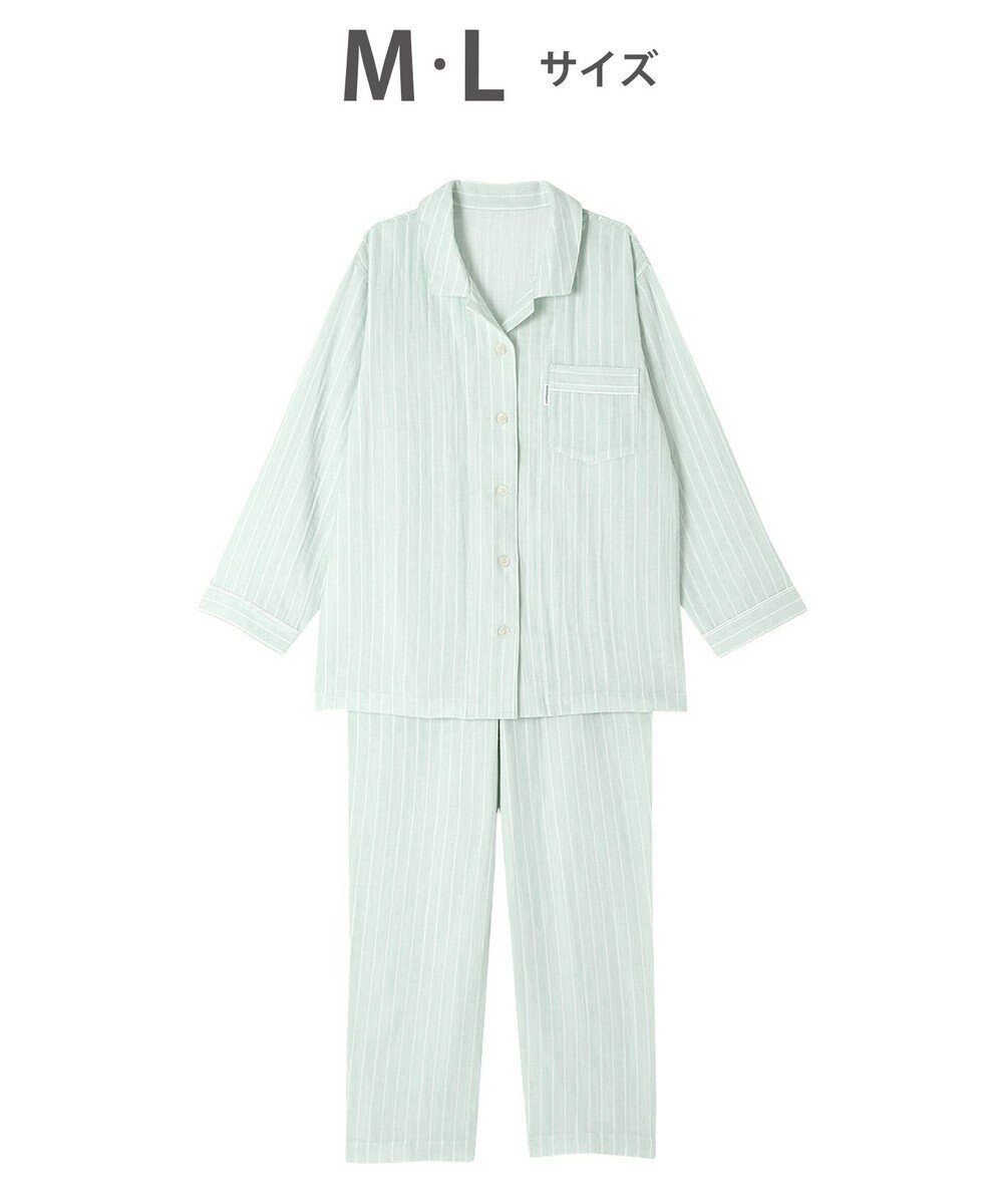 【ワコール 睡眠科学/wacoal suimin】のパジャマ 長袖 長ズボン 綿100%(本体) 二重ガーゼ 通気性 上下セット 前開き YDX570 睡眠科学/ワコール 人気、トレンドファッション・服の通販 founy(ファニー) ファッション Fashion レディースファッション Fashion for Women トップス・カットソー Cut & Sew Tops 長袖 Long Sleeve, Full Sleeve パジャマ Pajamas, Sleepwear ボトム Bottoms, Lower Wear ロング Long, Long-Length other-1|ID: prp329100004674796 ipo3291000000034300691