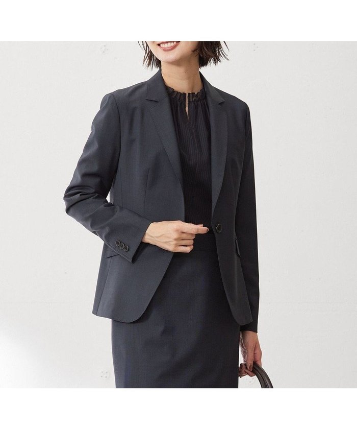 【ジェイ プレス/J.PRESS】の【セットアップ対応】BAHARIYE テーラード ジャケット インテリア・キッズ・メンズ・レディースファッション・服の通販 founy(ファニー) https://founy.com/ ファッション Fashion レディースファッション Fashion for Women アウター Coat / Outerwear Collection レディースジャケット・軽アウター Jackets テーラードジャケット / 通勤・きれいめスタイル Tailored Jackets & Blazers ジャケット Jacket, Outerwear ストレッチ Stretch, Stretchy Fabric セットアップ Set-Up, Coordinated Outfit テーラード Tailored, Tailored Fit 定番 Standard, Basic Item バランス Balance, Style Balance 無地 Plain, Solid Color A/W・秋冬 Autumn/Winter |ID: prp329100004674801 ipo3291000000034302966