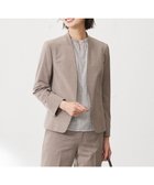 【ジェイ プレス/J.PRESS】の【セットアップ対応】BAHARIYE PINHEAD ノーカラー ジャケット ブラウン系|ID: prp329100004674804 ipo3291000000033782894