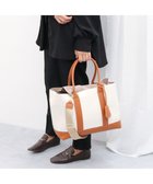 【アンビリオン/UNBILLION】のcachecache ショルダー付きパーテーション合成皮革トートL キャメルミックス|ID: prp329100004674816 ipo3291000000034303142