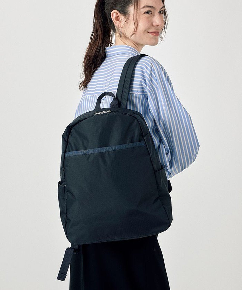 【レスポートサック/LeSportsac】のDAILY BACKPACK/ディープシーブルー インテリア・キッズ・メンズ・レディースファッション・服の通販 founy(ファニー) 　ファッション　Fashion　レディースファッション　Fashion for Women　バッグ　Bags　アウトドア　Outdoor Clothing　軽量　Lightweight, Ultra Light　シンプル　Simple, Minimal　トラベル　Travel, Travel Gear　プリント　Print, Printed Pattern　ポケット　Pocket, Pocket Detail　無地　Plain, Solid Color　リュック　Backpack, Rucksack　おすすめ　Recommended / Our Picks　旅行　Travel　ビジネス 仕事 通勤　Business / Work / Commuting　ディープシーブルー|ID: prp329100004674819 ipo3291000000034301351