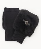 【トッカ/TOCCA】のKNIT FUR HANDWARMER 手袋 人気、トレンドファッション・服の通販 founy(ファニー) ファッション Fashion レディースファッション Fashion for Women トップス・カットソー Cut & Sew Tops ニット Knit Tops & Sweaters 手袋 Gloves & Mittens 冬 Winter / This Winter フェイクファー Faux Fur, Imitation Fur リボン Ribbon, Bow リュクス Luxury, Elegant, High-End, Chic A/W・秋冬 Autumn/Winter thumbnail ブラック系|ID: prp329100004674829 ipo3291000000034301457
