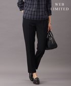 【ジェイ プレス/J.PRESS】の【WEB限定カラーあり・洗える】T/Rアルガンシルク テーパード パンツ ブラック系|ID: prp329100004674847 ipo3291000000033783053