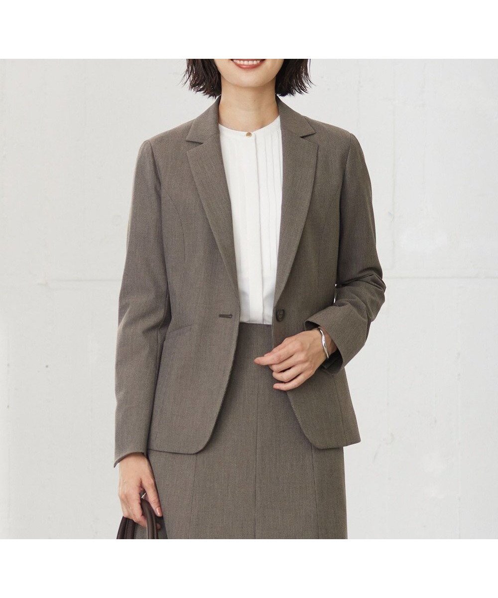 【ジェイ プレス/J.PRESS】の【洗える】T/Rアルガンシルク テーラード ジャケット インテリア・キッズ・メンズ・レディースファッション・服の通販 founy(ファニー) 　ファッション　Fashion　レディースファッション　Fashion for Women　アウター　Coat / Outerwear Collection　レディースジャケット・軽アウター　Jackets　テーラードジャケット / 通勤・きれいめスタイル　Tailored Jackets & Blazers　洗える　Machine Washable　シルク　Silk, 100% Silk　ジャケット　Jacket, Outerwear　ストレッチ　Stretch, Stretchy Fabric　テーラード　Tailored, Tailored Fit　長袖　Long Sleeve, Full Sleeve　マニッシュ　Mannish, Boyish　A/W・秋冬　Autumn/Winter　おすすめ　Recommended / Our Picks　ブラウン系|ID: prp329100004674852 ipo3291000000033783068