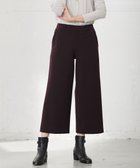 【ジェイ プレス/J.PRESS】の【WEB限定カラーあり・洗える】T/Rアルガンシルク ワイド パンツ ワイン系|ID: prp329100004674853 ipo3291000000033783074