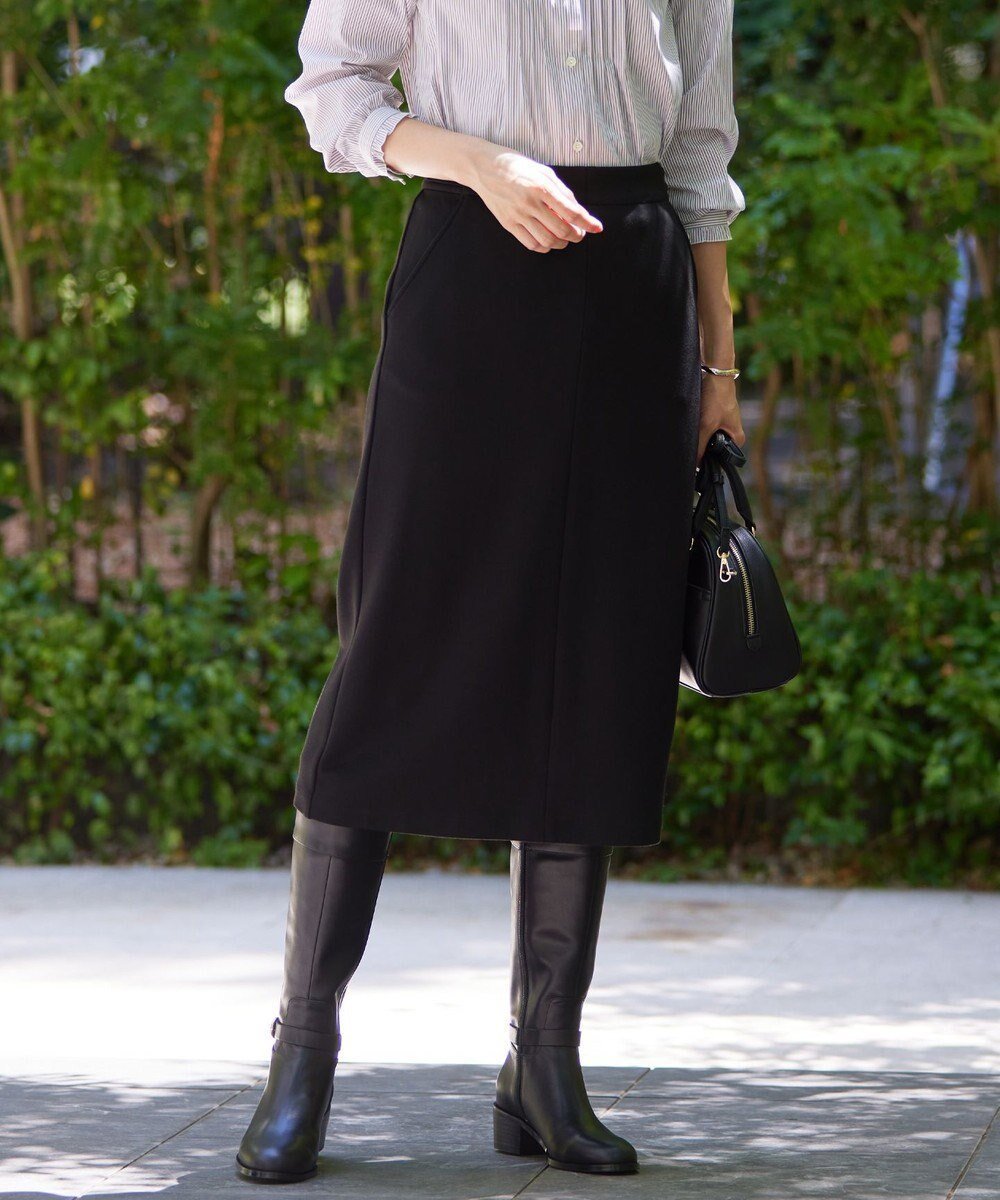 【ジェイ プレス/J.PRESS】の【洗える】デュアルウォームポンチ スカート 人気、トレンドファッション・服の通販 founy(ファニー) 　ファッション　Fashion　レディースファッション　Fashion for Women　スカート　Skirts　アクリル　Acrylic Material　洗える　Machine Washable　シンプル　Simple, Minimal　ドット　Polka Dot, Dot Pattern　フラット　Flat, Flat Shoes　ポケット　Pocket, Pocket Detail　A/W・秋冬　Autumn/Winter　おすすめ　Recommended / Our Picks　エレガント 上品　Elegant　 other-1|ID: prp329100004674856 ipo3291000000033783082