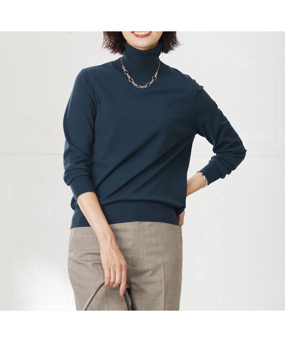 【ジェイ プレス/J.PRESS】の【洗える】PRINCE タートルネック ニット インテリア・キッズ・メンズ・レディースファッション・服の通販 founy(ファニー) 　ファッション　Fashion　レディースファッション　Fashion for Women　トップス・カットソー　Cut & Sew Tops　ニット　Knit Tops & Sweaters　タートルネック・ハイネックトップス　Turtlenecks & High-Neck Tops　ストレッチ　Stretch, Stretchy Fabric　セーター　Sweater, Knitwear　タートルネック　Turtleneck, High Neck　ベーシック　Basic, Essential　定番　Standard, Basic Item　洗える　Machine Washable　A/W・秋冬　Autumn/Winter　防寒　Cold Protection, Winter-Ready　ダークグリーン系|ID: prp329100004674858 ipo3291000000033783096