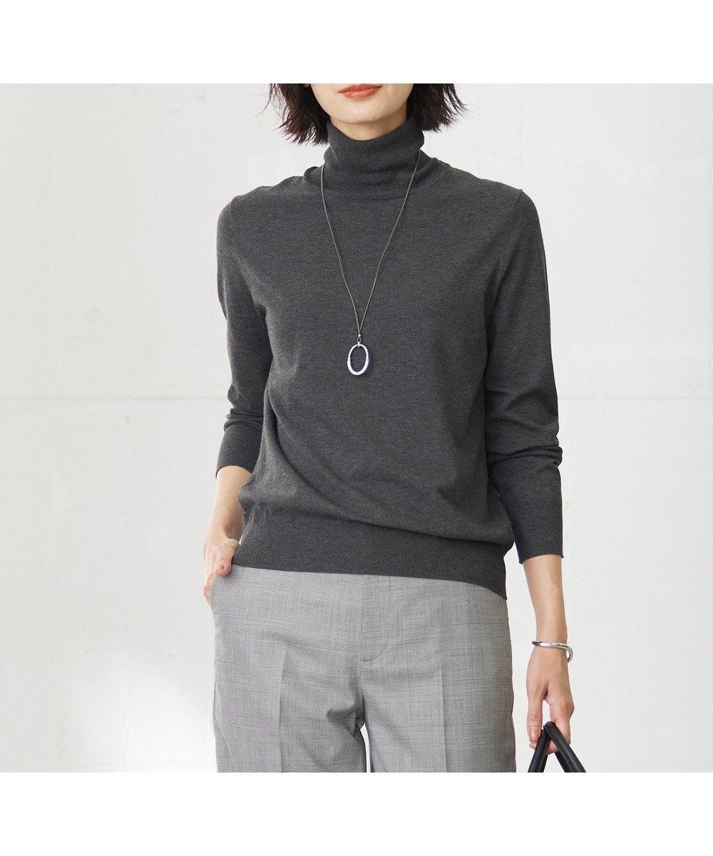 【ジェイ プレス/J.PRESS】の【洗える】PRINCE タートルネック ニット インテリア・キッズ・メンズ・レディースファッション・服の通販 founy(ファニー) 　ファッション　Fashion　レディースファッション　Fashion for Women　トップス・カットソー　Cut & Sew Tops　ニット　Knit Tops & Sweaters　タートルネック・ハイネックトップス　Turtlenecks & High-Neck Tops　ストレッチ　Stretch, Stretchy Fabric　セーター　Sweater, Knitwear　タートルネック　Turtleneck, High Neck　ベーシック　Basic, Essential　定番　Standard, Basic Item　洗える　Machine Washable　A/W・秋冬　Autumn/Winter　防寒　Cold Protection, Winter-Ready　グレー系|ID: prp329100004674858 ipo3291000000033783097