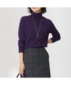 【ジェイ プレス/J.PRESS】の【洗える】PRINCE タートルネック ニット パープル系|ID: prp329100004674858 ipo3291000000034473965