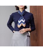 【ジェイ プレス/J.PRESS】の針抜きフライス クルーネック リブ カットソー ネイビー系|ID: prp329100004674861 ipo3291000000033783113