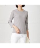 【ジェイ プレス/J.PRESS】の針抜きフライス クルーネック リブ カットソー ライトグレー系|ID: prp329100004674861 ipo3291000000033783114
