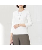【ジェイ プレス/J.PRESS】の針抜きフライス クルーネック リブ カットソー ホワイト系|ID: prp329100004674861 ipo3291000000033783116