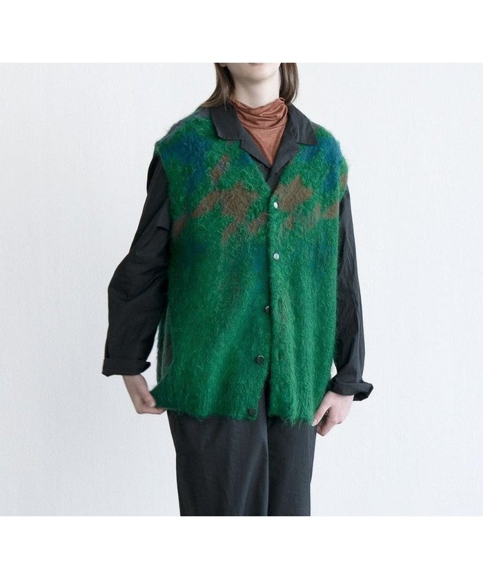 【コキュウ/COQ】の【日本製】モヘア MATAGI ベスト インテリア・キッズ・メンズ・レディースファッション・服の通販 founy(ファニー) https://founy.com/ ファッション Fashion レディースファッション Fashion for Women アウター Coat / Outerwear Collection トップス・カットソー Cut & Sew Tops ベスト&ジレ / 重ね着スタイル Vests & Gilets ヴィンテージ Vintage Style コレクション Collection, Seasonal Line バランス Balance, Style Balance ベスト Vest, Waistcoat ベーシック Basic, Essential A/W・秋冬 Autumn/Winter 日本製 Made In Japan 犬 Dog |ID: prp329100004674862 ipo3291000000034301697