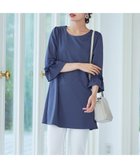 【ティアクラッセ/Tiaclasse】の【洗える】グログランリボン付きフリル袖チュニック 人気、トレンドファッション・服の通販 founy(ファニー) ファッション Fashion レディースファッション Fashion for Women トップス・カットソー Cut & Sew Tops シャツ・ブラウス・オフィスカジュアル Elegant Blouses & Button-Ups ロングTシャツ・Tシャツ Longline T-Shirts & Tees カットソー・ベーシックTシャツ Cut-and-Sewn Tops / Stretch Tees & Basics ボリューム袖・フリルスリーブブラウス Voluminous & Ruffle Sleeves / Puffy Sleeve Tops ウォッシャブル Machine Washable カットソー Cut and Sewn Top グログラン Grosgrain, Grosgrain Ribbon スリーブ Sleeve, Long Sleeve / Short Sleeve チュニック Tunic, Long Top フェミニン Feminine, Girly フリル Frill, Ruffle フレア Flare, Flared リボン Ribbon, Bow ロング Long, Long-Length エレガント 上品 Elegant 冬 Winter / This Winter 春 Spring 洗える Machine Washable 秋 Autumn A/W・秋冬 Autumn/Winter 長袖 Long Sleeve, Full Sleeve thumbnail ブルー|ID: prp329100004674868 ipo3291000000034398572