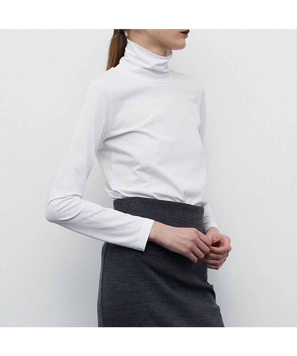 【ベイジ,/BEIGE,】の【GISELe 10/11月合併号掲載】BROIS / ハイネックカットソー インテリア・キッズ・メンズ・レディースファッション・服の通販 founy(ファニー) 　ファッション　Fashion　レディースファッション　Fashion for Women　トップス・カットソー　Cut & Sew Tops　シャツ・ブラウス・オフィスカジュアル　Elegant Blouses & Button-Ups　ロングTシャツ・Tシャツ　Longline T-Shirts & Tees　カットソー・ベーシックTシャツ　Cut-and-Sewn Tops / Stretch Tees & Basics　インナー　Innerwear　カットソー　Cut and Sewn Top　ストレッチ　Stretch, Stretchy Fabric　タートルネック　Turtleneck, High Neck　ドレス　Dress, One-Piece　夏　Summer　S/S・春夏　SS, Spring/Summer, Warm Season　A/W・秋冬　Autumn/Winter　White|ID: prp329100004674871 ipo3291000000033783151