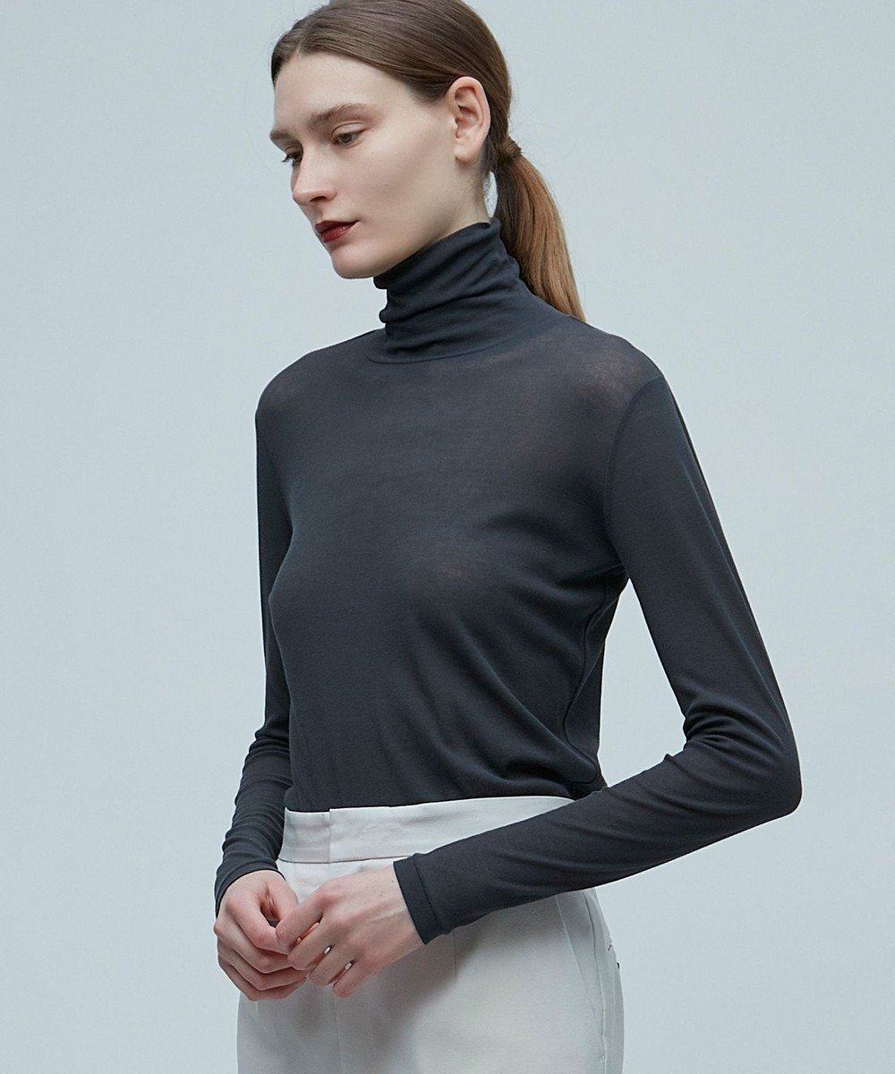 【ベイジ,/BEIGE,】の【VERY 12月号掲載】SORE / ハイネックカットソー インテリア・キッズ・メンズ・レディースファッション・服の通販 founy(ファニー) 　雑誌掲載アイテム　Magazine Picks & Fashion Features　ファッション雑誌　Fashion Magazines　ヴェリィ　VERY　ファッション　Fashion　レディースファッション　Fashion for Women　トップス・カットソー　Cut & Sew Tops　シャツ・ブラウス・オフィスカジュアル　Elegant Blouses & Button-Ups　ロングTシャツ・Tシャツ　Longline T-Shirts & Tees　カットソー・ベーシックTシャツ　Cut-and-Sewn Tops / Stretch Tees & Basics　12月号　December Issue　カットソー　Cut and Sewn Top　夏　Summer　定番　Standard, Basic Item　S/S・春夏　SS, Spring/Summer, Warm Season　A/W・秋冬　Autumn/Winter　雑誌　Magazine, Fashion Magazine　C.Gray|ID: prp329100004674872 ipo3291000000033783157