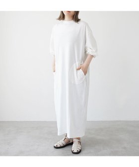 【ハーグ/HAAG】の【スマイルコットン/ソフトタッチ/洗濯機可】LONG SLEEVE ONEPIECE ワンピース 人気、トレンドファッション・服の通販 founy(ファニー) ファッション Fashion レディースファッション Fashion for Women ワンピース Dresses ギャザー Gathered, Ruffled 吸水 Absorbent, Quick-Dry シャーリング Shirring, Ruched タンブラー Tumbler, Travel Mug ボックス Boxy, Box Shape ポケット Pocket, Pocket Detail A/W・秋冬 Autumn/Winter S/S・春夏 SS, Spring/Summer, Warm Season 夏 Summer |ID:prp329100004674876