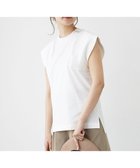 【ハーグ/HAAG】の【スマイルコットン/ソフトタッチ/洗濯機可】SLEEVELESS SHIRTS ノースリーブカットソー ホワイト|ID: prp329100004674877 ipo3291000000033783176