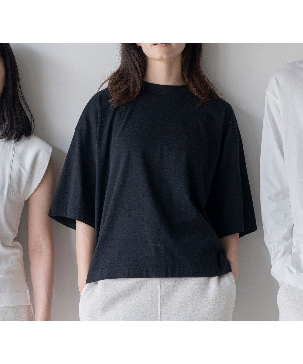 【ハーグ/HAAG】の〈24SS新色登場!〉【スマイルコットン/ソフトタッチ/洗濯機可】FOOTBALL SHIRTS Tシャツ インテリア・キッズ・メンズ・レディースファッション・服の通販 founy(ファニー) ファッション Fashion レディースファッション Fashion for Women トップス・カットソー Cut & Sew Tops シャツ・ブラウス・オフィスカジュアル Elegant Blouses & Button-Ups ロングTシャツ・Tシャツ Longline T-Shirts & Tees カットソー・ベーシックTシャツ Cut-and-Sewn Tops / Stretch Tees & Basics 春 Spring カットソー Cut and Sewn Top 吸水 Absorbent, Quick-Dry タンブラー Tumbler, Travel Mug フォルム Silhouette, Form S/S・春夏 SS, Spring/Summer, Warm Season 夏 Summer 2024年 2024 2024春夏・S/S Spring/Summer 2024 SS24 ブラック|ID: prp329100004674878 ipo3291000000034302245