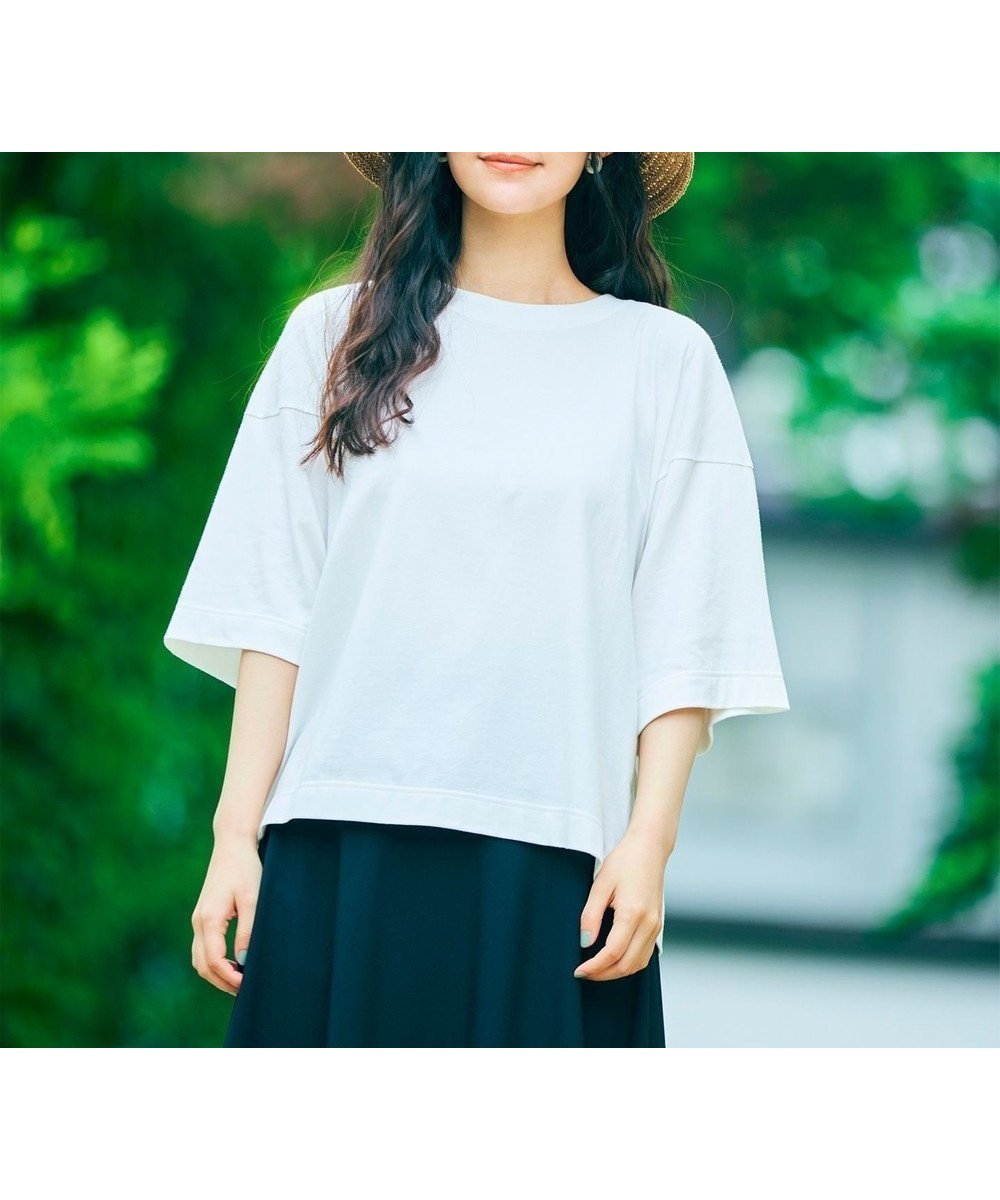 【ハーグ/HAAG】の〈24SS新色登場!〉【スマイルコットン/ソフトタッチ/洗濯機可】FOOTBALL SHIRTS Tシャツ インテリア・キッズ・メンズ・レディースファッション・服の通販 founy(ファニー) ファッション Fashion レディースファッション Fashion for Women トップス・カットソー Cut & Sew Tops シャツ・ブラウス・オフィスカジュアル Elegant Blouses & Button-Ups ロングTシャツ・Tシャツ Longline T-Shirts & Tees カットソー・ベーシックTシャツ Cut-and-Sewn Tops / Stretch Tees & Basics 春 Spring カットソー Cut and Sewn Top 吸水 Absorbent, Quick-Dry タンブラー Tumbler, Travel Mug フォルム Silhouette, Form S/S・春夏 SS, Spring/Summer, Warm Season 夏 Summer 2024年 2024 2024春夏・S/S Spring/Summer 2024 SS24 ホワイト|ID: prp329100004674878 ipo3291000000034302246