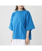 【ハーグ/HAAG】の〈24SS新色登場!〉【スマイルコットン/ソフトタッチ/洗濯機可】FOOTBALL SHIRTS Tシャツ 人気、トレンドファッション・服の通販 founy(ファニー) ファッション Fashion レディースファッション Fashion for Women トップス・カットソー Cut & Sew Tops シャツ・ブラウス・オフィスカジュアル Elegant Blouses & Button-Ups ロングTシャツ・Tシャツ Longline T-Shirts & Tees カットソー・ベーシックTシャツ Cut-and-Sewn Tops / Stretch Tees & Basics 春 Spring カットソー Cut and Sewn Top 吸水 Absorbent, Quick-Dry タンブラー Tumbler, Travel Mug フォルム Silhouette, Form S/S・春夏 SS, Spring/Summer, Warm Season 夏 Summer 2024年 2024 2024春夏・S/S Spring/Summer 2024 SS24 thumbnail ブルー|ID: prp329100004674878 ipo3291000000034302247