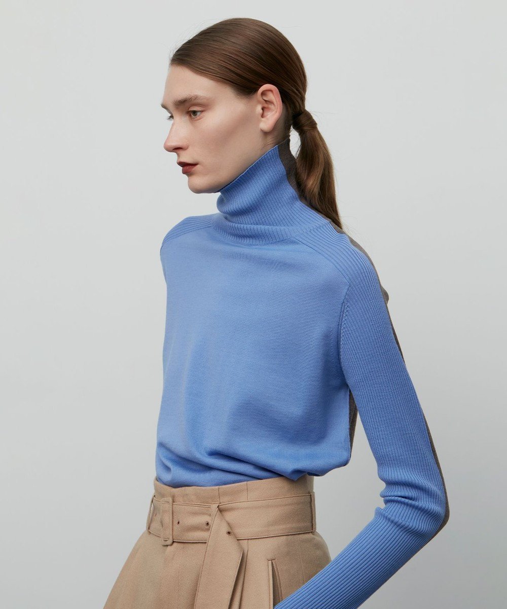 【ベイジ,/BEIGE,】の【NAVYS vol.10号掲載】LA MONNAIE / タートルニット インテリア・キッズ・メンズ・レディースファッション・服の通販 founy(ファニー) ファッション Fashion レディースファッション Fashion for Women トップス・カットソー Cut & Sew Tops ニット Knit Tops & Sweaters おすすめ Recommended / Our Picks エレガント 上品 Elegant シンプル Simple, Minimal セーター Sweater, Knitwear タートル Turtleneck, Turtle Collar タートルネック Turtleneck, High Neck A/W・秋冬 Autumn/Winter Sax×Taupe|ID: prp329100004674890 ipo3291000000034302328