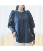 【ハッシュニュアンス/#Newans】の【アイロンいらず】ジュリエットスリーブブラウス ネイビー|ID: prp329100004674892 ipo3291000000034302387