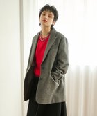 【ハッシュニュアンス/#Newans】のウールテーラードジャケットコート グレー|ID: prp329100004674893 ipo3291000000034221221