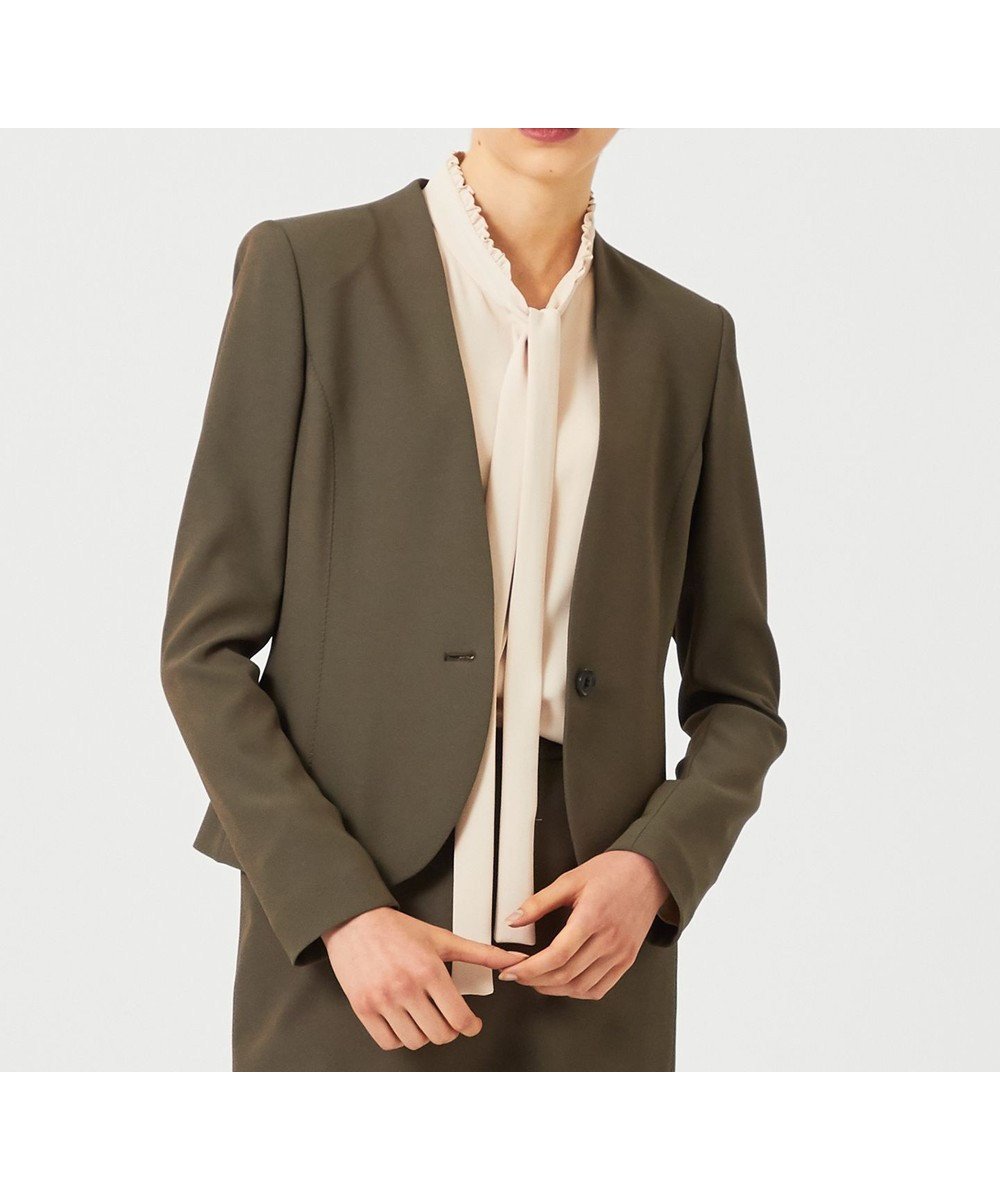 【ベイジ,/BEIGE,】のLUIZA / ノーカラージャケット 人気、トレンドファッション・服の通販 founy(ファニー) 　ファッション　Fashion　レディースファッション　Fashion for Women　アウター　Coat / Outerwear Collection　レディースジャケット・軽アウター　Jackets　ノーカラージャケット / シンプル上品コーデ　Collarless Jackets　ジャケット　Jacket, Outerwear　スタイリッシュ　Stylish, Fashionable　セットアップ　Set-Up, Coordinated Outfit　ポケット　Pocket, Pocket Detail　定番　Standard, Basic Item　A/W・秋冬　Autumn/Winter　 other-1|ID: prp329100004674903 ipo3291000000033783270