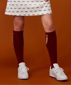 【23区 ゴルフ/NIJYUSANKU GOLF】の【WOMEN】ロゴハイソックス ワイン系|ID: prp329100004674920 ipo3291000000034355474