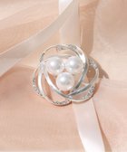 【ティアクラッセ/Tiaclasse】の3粒パールブローチ シルバー|ID: prp329100004674924 ipo3291000000035570929