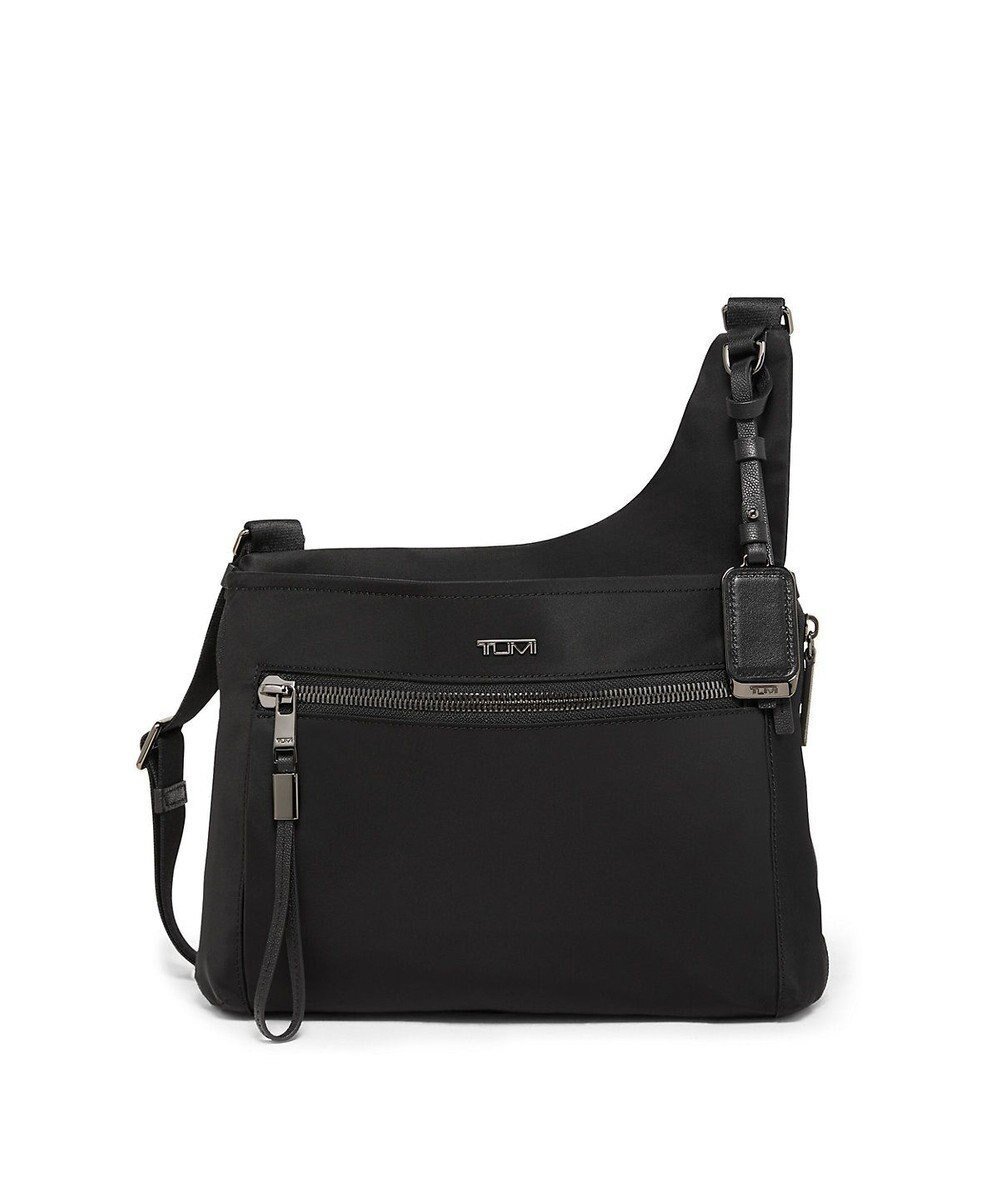 【トゥミ/TUMI】のレディス VOYAGEUR 「グレトナ」クロスボディ インテリア・キッズ・メンズ・レディースファッション・服の通販 founy(ファニー) 　ファッション　Fashion　レディースファッション　Fashion for Women　アクセサリー　Fashion Accessories　コレクション　Collection, Seasonal Line　スマホ　Smartphone, Mobile Device　チャーム　Charm, Pendant　トラベル　Travel, Travel Gear　フロント　Front, Front Design　ポケット　Pocket, Pocket Detail　マグネット　Magnet, Magnetic Closure　モダン　Modern, Contemporary　ループ　Loop, Loop Knit　ビジネス 仕事 通勤　Business / Work / Commuting　BLACK/GUNMETAL|ID: prp329100004674937 ipo3291000000033783395