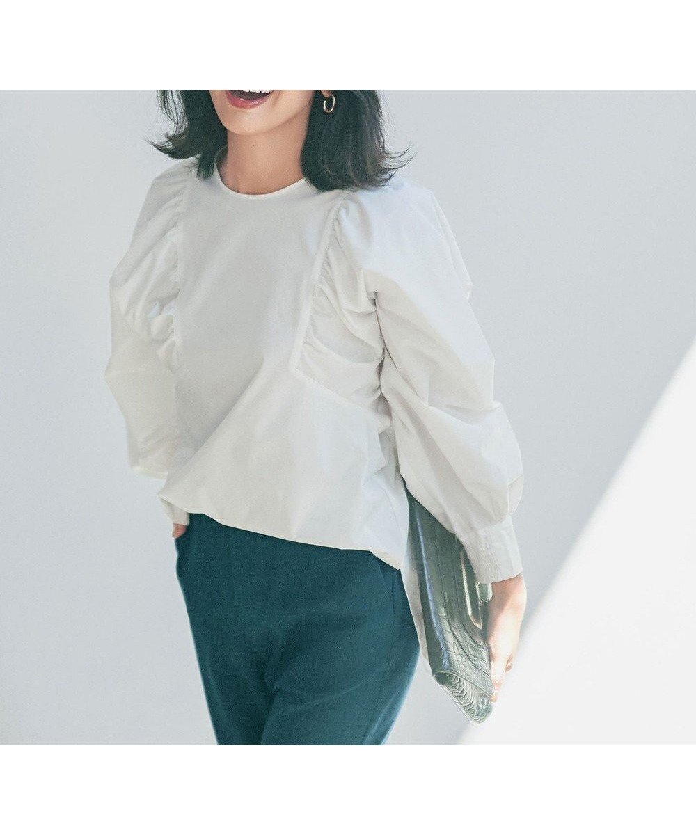 【アンフィーロ 自由区/UNFILO】の【撥水/軽量/ストレッチ】MOVE TEX ボリュームスリーブブラウス 人気、トレンドファッション・服の通販 founy(ファニー) ファッション Fashion レディースファッション Fashion for Women トップス・カットソー Cut & Sew Tops シャツ・ブラウス・オフィスカジュアル Elegant Blouses & Button-Ups ボリューム袖・フリルスリーブブラウス Voluminous & Ruffle Sleeves / Puffy Sleeve Tops アウトドア Outdoor Clothing カフス Cuff Design ギャザー Gathered, Ruffled 軽量 Lightweight, Ultra Light シャーリング Shirring, Ruched ストレッチ Stretch, Stretchy Fabric スリーブ Sleeve, Long Sleeve / Short Sleeve タフタ Taffeta, Structured Fabric ノースリーブ Sleeveless, No-Sleeve 人気 Popular, Best Seller バルーン Balloon, Balloon Silhouette ボトム Bottoms, Lower Wear ポケット Pocket, Pocket Detail ロング Long, Long-Length A/W・秋冬 Autumn/Winter other-1|ID: prp329100004674943 ipo3291000000034366008