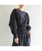 【アンフィーロ 自由区/UNFILO】の【撥水/軽量/ストレッチ】MOVE TEX ボリュームスリーブブラウス ブラック|ID: prp329100004674943 ipo3291000000034366013