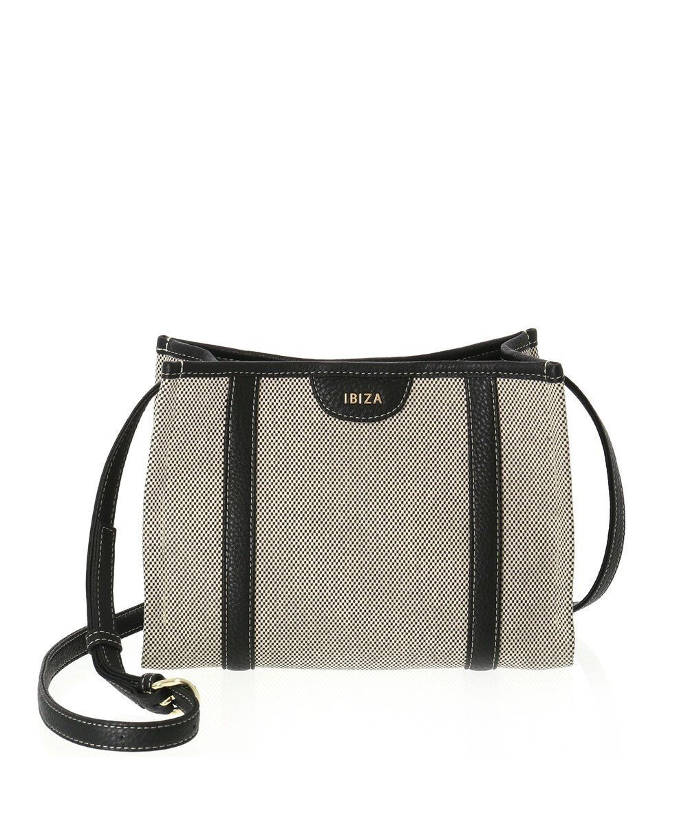 【イビサ/IBIZA】のフンシオナール ショルダーバッグ インテリア・キッズ・メンズ・レディースファッション・服の通販 founy(ファニー) 　ファッション　Fashion　レディースファッション　Fashion for Women　バッグ　Bags　キャンバス　Canvas, Canvas Fabric　コレクション　Collection, Seasonal Line　コンパクト　Compact, Small Size　シンプル　Simple, Minimal　ポケット　Pocket, Pocket Detail　マグネット　Magnet, Magnetic Closure　おすすめ　Recommended / Our Picks　旅行　Travel　黒|ID: prp329100004674945 ipo3291000000034302810