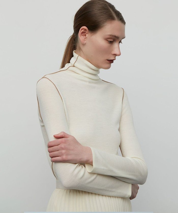 【ベイジ,/BEIGE,】のFORD / ハイネックトップス インテリア・キッズ・メンズ・レディースファッション・服の通販 founy(ファニー) https://founy.com/ ファッション Fashion レディースファッション Fashion for Women トップス・カットソー Cut & Sew Tops シャツ・ブラウス・オフィスカジュアル Elegant Blouses & Button-Ups ロングTシャツ・Tシャツ Longline T-Shirts & Tees カットソー・ベーシックTシャツ Cut-and-Sewn Tops / Stretch Tees & Basics インナー Innerwear カットソー Cut and Sewn Top ハイネック High Neck, Mock Neck フィット Fit, Slim Fit 今季 This Season, Current Season 定番 Standard, Basic Item A/W・秋冬 Autumn/Winter |ID: prp329100004674947 ipo3291000000033783434