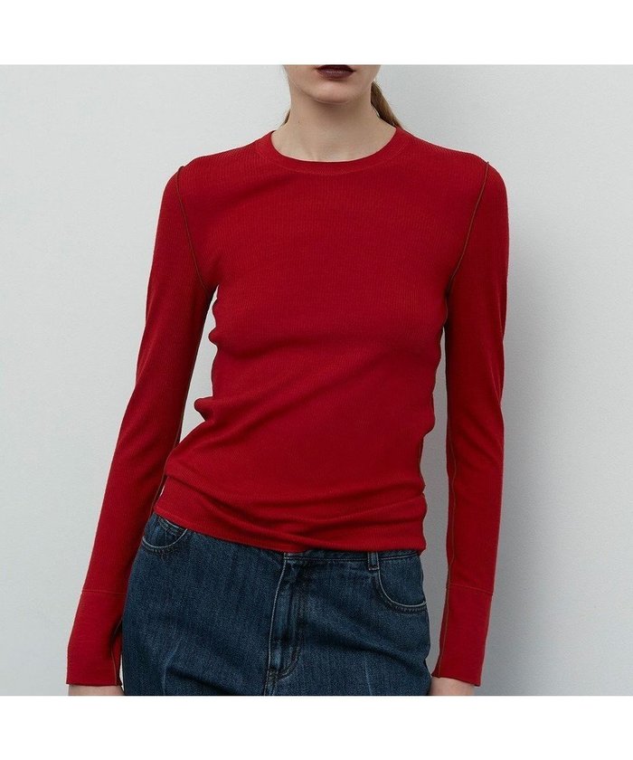 【ベイジ,/BEIGE,】のFORD / クルーネックトップス インテリア・キッズ・メンズ・レディースファッション・服の通販 founy(ファニー) https://founy.com/ ファッション Fashion レディースファッション Fashion for Women トップス・カットソー Cut & Sew Tops シャツ・ブラウス・オフィスカジュアル Elegant Blouses & Button-Ups ロングTシャツ・Tシャツ Longline T-Shirts & Tees カットソー・ベーシックTシャツ Cut-and-Sewn Tops / Stretch Tees & Basics カットソー Cut and Sewn Top ハイネック High Neck, Mock Neck 人気 Popular, Best Seller 定番 Standard, Basic Item A/W・秋冬 Autumn/Winter |ID: prp329100004674948 ipo3291000000033783440