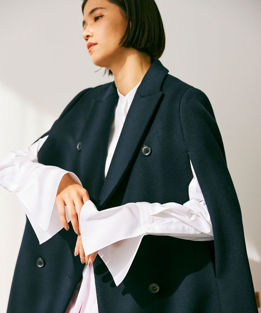 【ベイジ,/BEIGE,】の【Precious 2月号掲載】CLOVIS / ケープ インテリア・キッズ・メンズ・レディースファッション・服の通販 founy(ファニー) 雑誌掲載アイテム Magazine Picks & Fashion Features ファッション雑誌 Fashion Magazines プレシャス Precious ファッション Fashion レディースファッション Fashion for Women アウター Coat / Outerwear Collection レディースジャケット・軽アウター Jackets ポンチョ・ケープコート Ponchos & Capes 2月号 February Issue, Feb. Edition エレガント 上品 Elegant ジャケット Jacket, Outerwear スリット Slit, Slit Detail タートルネック Turtleneck, High Neck ポンチョ Poncho, Cape Style マニッシュ Mannish, Boyish ロング Long, Long-Length A/W・秋冬 Autumn/Winter 雑誌 Magazine, Fashion Magazine Navy|ID: prp329100004674950 ipo3291000000034302860