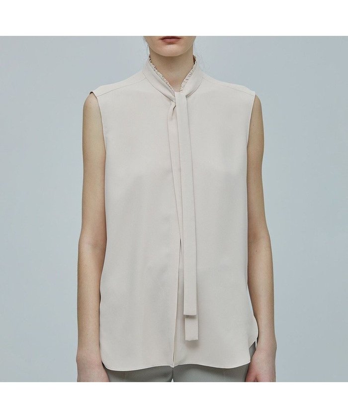 【ベイジ,/BEIGE,】のEVA / ボウタイブラウス インテリア・キッズ・メンズ・レディースファッション・服の通販 founy(ファニー) https://founy.com/ ファッション Fashion レディースファッション Fashion for Women トップス・カットソー Cut & Sew Tops シャツ・ブラウス・オフィスカジュアル Elegant Blouses & Button-Ups とろみ Fluid, Flowy Fabric ジャケット Jacket, Outerwear ジョーゼット Georgette, Semi-Sheer Fabric ストレッチ Stretch, Stretchy Fabric ドレープ Drape, Draping Fabric ノースリーブ Sleeveless, No-Sleeve エレガント 上品 Elegant 夏 Summer S/S・春夏 SS, Spring/Summer, Warm Season A/W・秋冬 Autumn/Winter |ID: prp329100004674955 ipo3291000000033783471