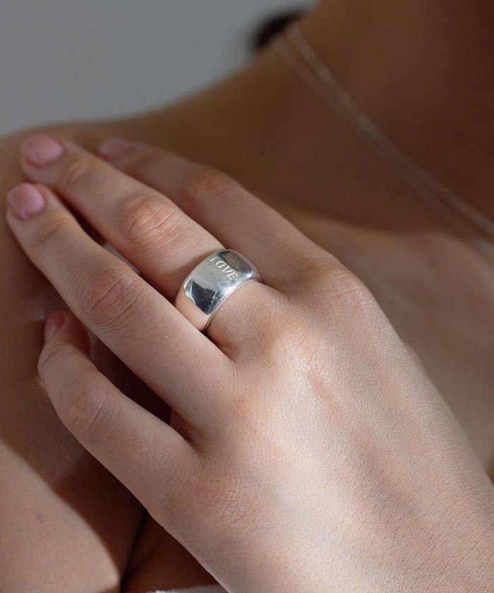 【ヨア/yoaa】のシルバー925 LOVEリング インテリア・キッズ・メンズ・レディースファッション・服の通販 founy(ファニー) https://founy.com/ ファッション Fashion レディースファッション Fashion for Women ジュエリー Jewelry ファッションリング Fashion Rings アクセサリー Fashion Accessories シルバー Silver, Metallic Silver なめらか Smooth, Silky Texture ネックレス Necklace, Pendant Necklace バングル Bangle, Bracelet 日本製 Made In Japan |ID: prp329100004674978 ipo3291000000034303360