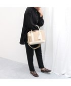 【アンビリオン/UNBILLION】の【テレビ ドラマ着用アイテム】cachecache ショルダー付きパーテーション合成皮革トート ベージュミックス|ID: prp329100004674988 ipo3291000000034303451