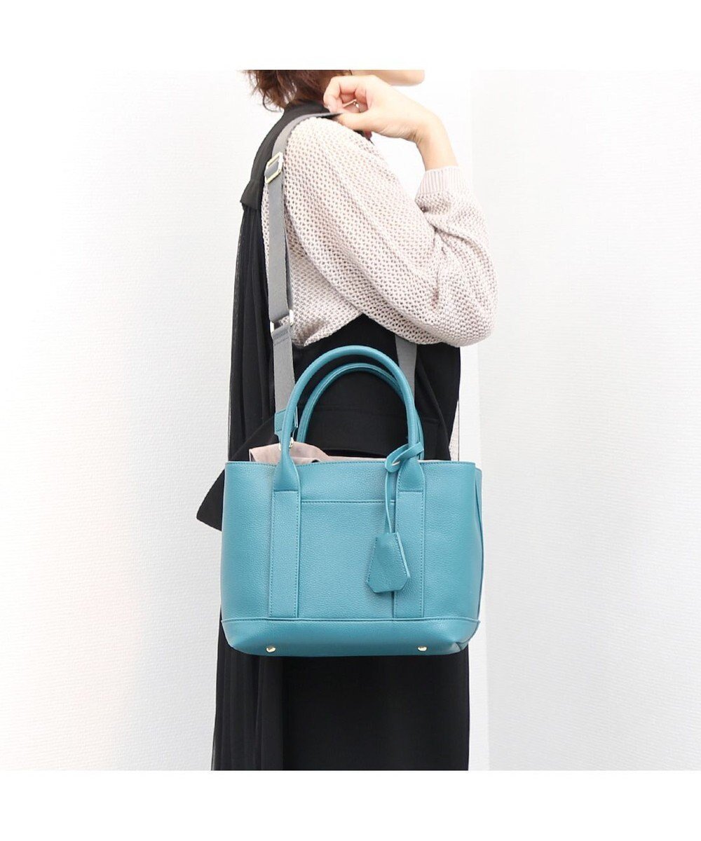 【アンビリオン/UNBILLION】の【テレビ ドラマ着用アイテム】cachecache ショルダー付きパーテーション合成皮革トート インテリア・キッズ・メンズ・レディースファッション・服の通販 founy(ファニー) 　ファッション　Fashion　レディースファッション　Fashion for Women　バッグ　Bags　カラフル　Colorful Design　ショルダー　Shoulder, Shoulder Strap　シンプル　Simple, Minimal　財布　Wallet, Purse　ハンド　Hand, Handmade　フェイクレザー　Faux Leather, PU Leather　フラップ　Flap, Flap Pocket　ベーシック　Basic, Essential　ポーチ　Pouch, Small Case　ミックス　Mix, Mixed Style　モチーフ　Motif, Design Theme　再入荷　Restock / Back in Stock　ターコイズ|ID: prp329100004674988 ipo3291000000034303463