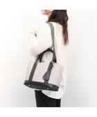 【アンビリオン/UNBILLION】の【テレビ ドラマ着用アイテム】cachecache ショルダー付きパーテーション合成皮革トート グレーミックス|ID: prp329100004674988 ipo3291000000034303470