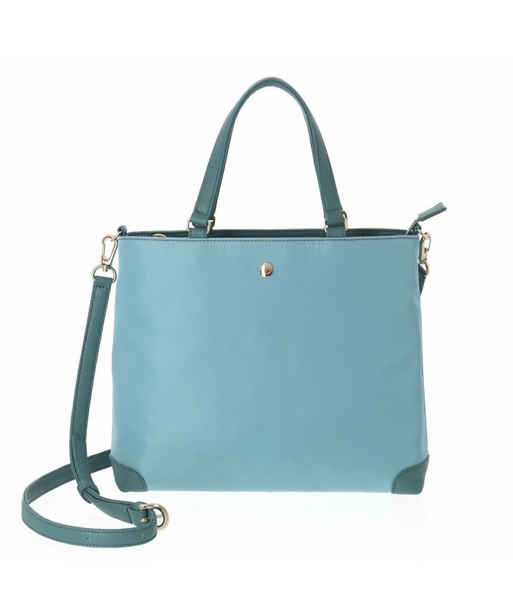 【イビサ/IBIZA】のポプラール ナイロン 2WAYバッグ インテリア・キッズ・メンズ・レディースファッション・服の通販 founy(ファニー) 　ファッション　Fashion　レディースファッション　Fashion for Women　バッグ　Bags　カラフル　Colorful Design　コレクション　Collection, Seasonal Line　シルク　Silk, 100% Silk　シンプル　Simple, Minimal　スマート　Smart, Elegant　人気　Popular, Best Seller　ポケット　Pocket, Pocket Detail　水色|ID: prp329100004675014 ipo3291000000034303810