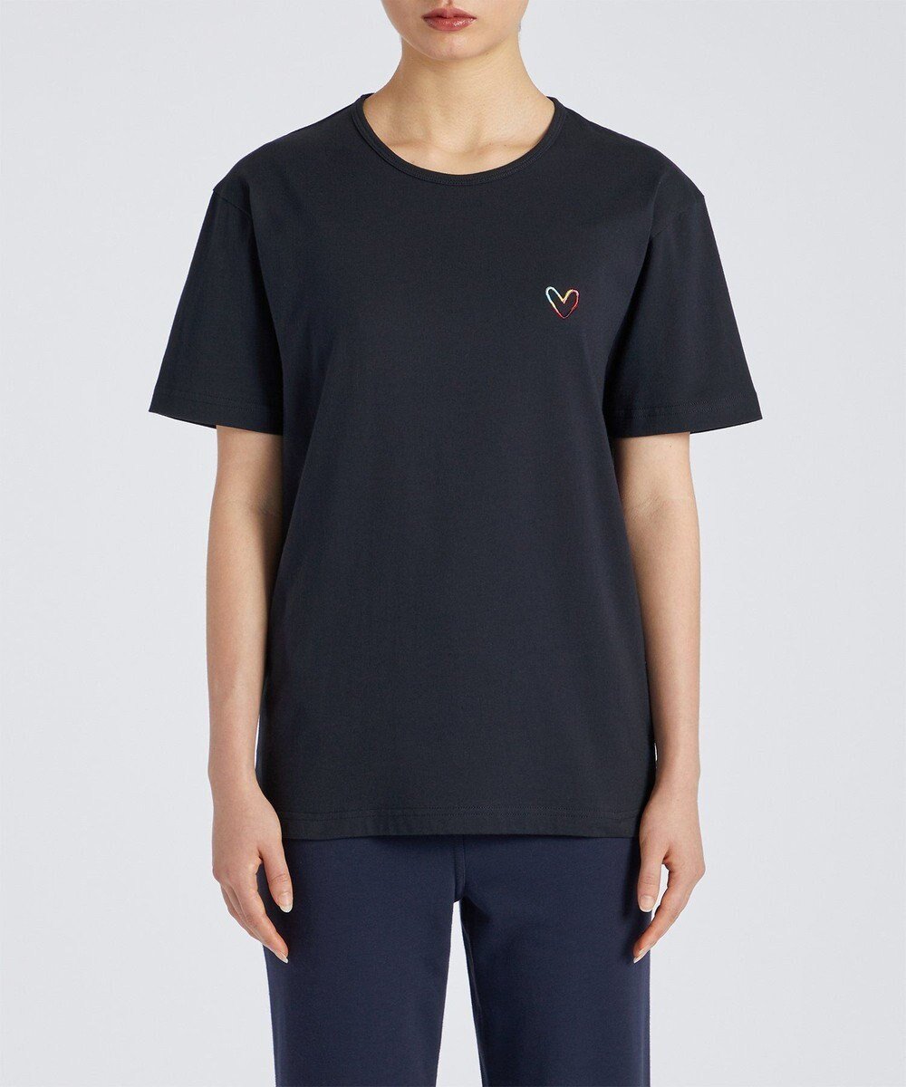【ポール スミス/Paul Smith】の【ラウンジウェア】スワールハート 半袖Tシャツ インテリア・キッズ・メンズ・レディースファッション・服の通販 founy(ファニー) ファッション Fashion レディースファッション Fashion for Women トップス・カットソー Cut & Sew Tops シャツ・ブラウス・オフィスカジュアル Elegant Blouses & Button-Ups ロングTシャツ・Tシャツ Longline T-Shirts & Tees おすすめ Recommended / Our Picks ギフト プレゼント Gift / Present パジャマ Pajamas, Sleepwear ポーチ Pouch, Small Case 半袖 Short Sleeve, Half Sleeve 巾着 Drawstring Bag, Kinchaku ネイビー|ID: prp329100004675020 ipo3291000000034303872