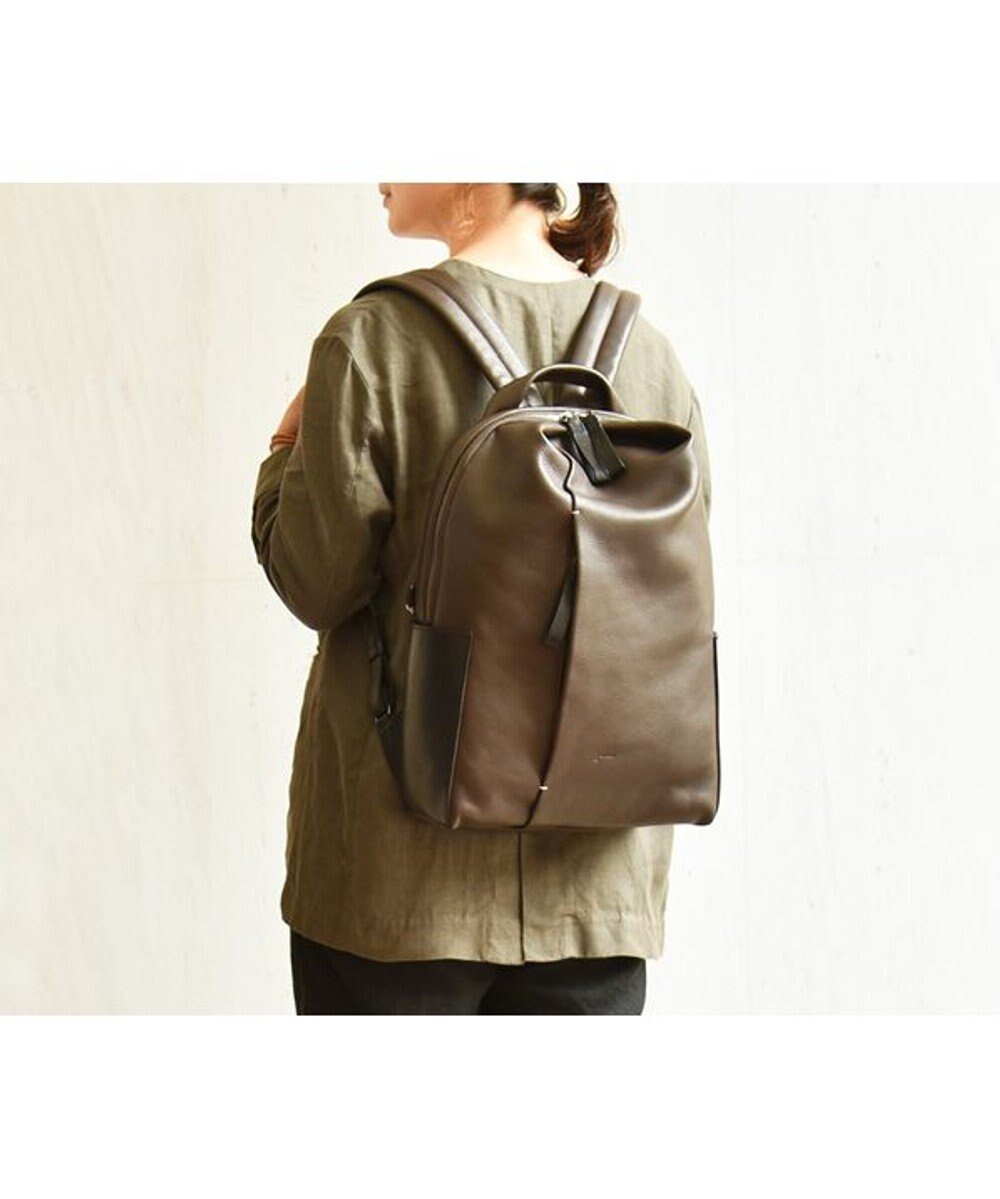 【ゲンテン/genten】のリベラⅡ ラウンド型リュック インテリア・キッズ・メンズ・レディースファッション・服の通販 founy(ファニー) 　ファッション　Fashion　レディースファッション　Fashion for Women　バッグ　Bags　フィット　Fit, Slim Fit　ラウンド　Round, Round Neck　リュック　Backpack, Rucksack　エレガント 上品　Elegant　ビジネス 仕事 通勤　Business / Work / Commuting　ノウチャ|ID: prp329100004675028 ipo3291000000034303950